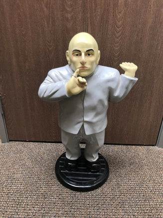 Baldy Set of 2 Dr. Evil Mini Me Butler Life Size Statues - LM Treasures 
