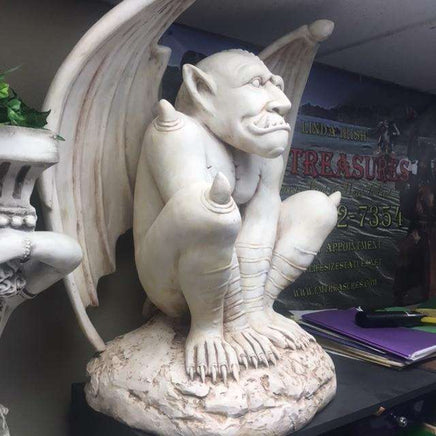 Mythical Gargoyle Standing Halloween Life Size Prop Decor Statue - LM Treasures 