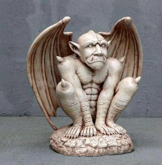 Gargoyle Life Size Statue LM Treasures - A