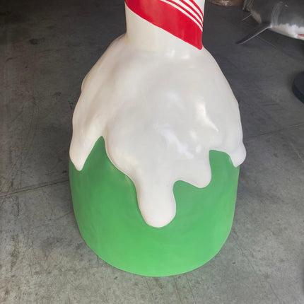 Candy Cane Snow Over Sized Statue - LM Treasures 