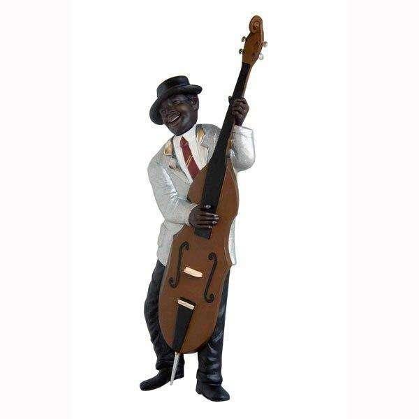 Jazz Band Bass Guitar Player Wall Decor - LM Treasures 
