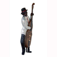 Jazz Band Bass Guitar Player Wall Decor - LM Treasures 