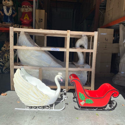 Kid Sleigh Statue - LM Treasures 