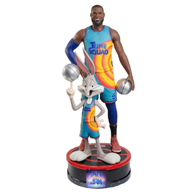 Space Jam Lebron James & Bugs Bunny Life Size Statue LM Treasures - MM