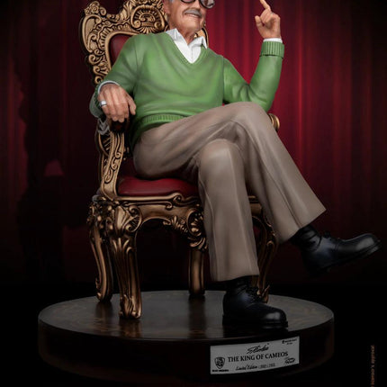 Stan Lee: The King Of Cameos Master Craft Table Top Statue - LM Treasures 