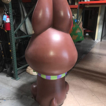 Giant Striped Chocolate Easter Bunny Statue - LM Treasures 