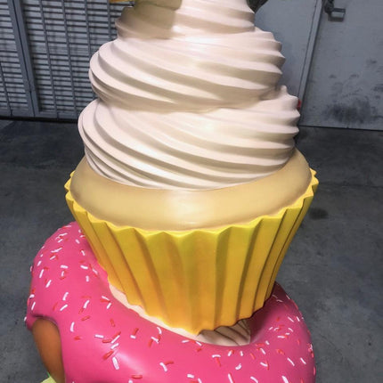Cupcake Tower Over Sized Statue - LM Treasures 