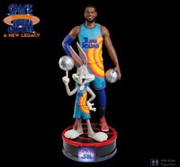 Space Jam Lebron James & Bugs Bunny Life Size Statue - LM Treasures 