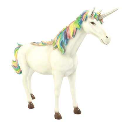 Rainbow Unicorn Life Size Statue - LM Treasures 