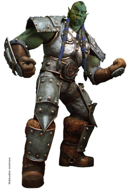 World Of Warcraft Orc Thrall Life Size Statue Rare - LM Treasures 